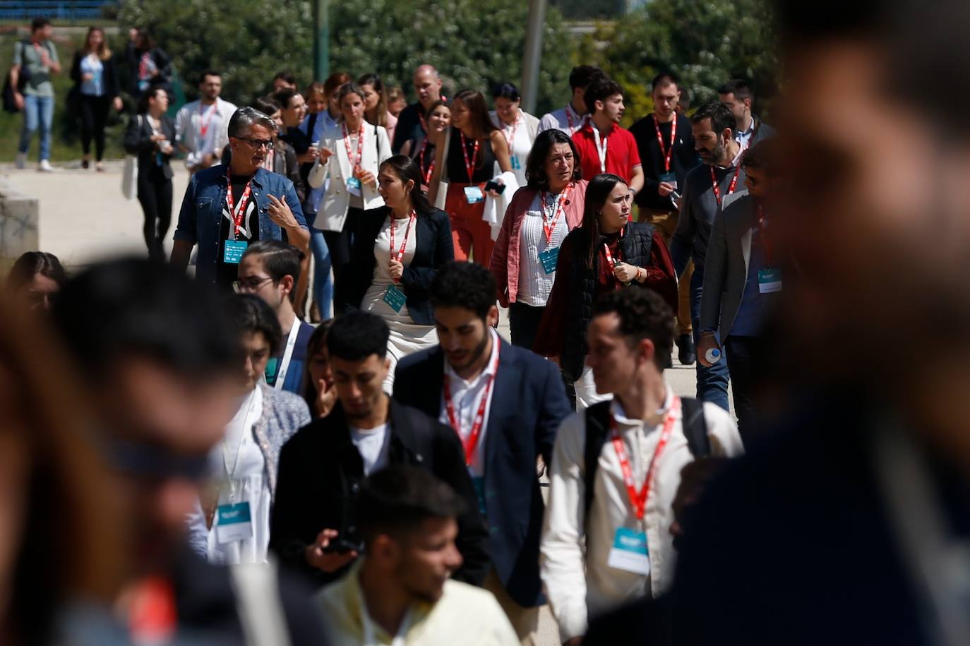 Los 50 seleccionados reciben instrucciones prácticas de las empresas más punteras de la provincia en la segunda edición de este proyecto, que se celebra en el Palacio de Ferias