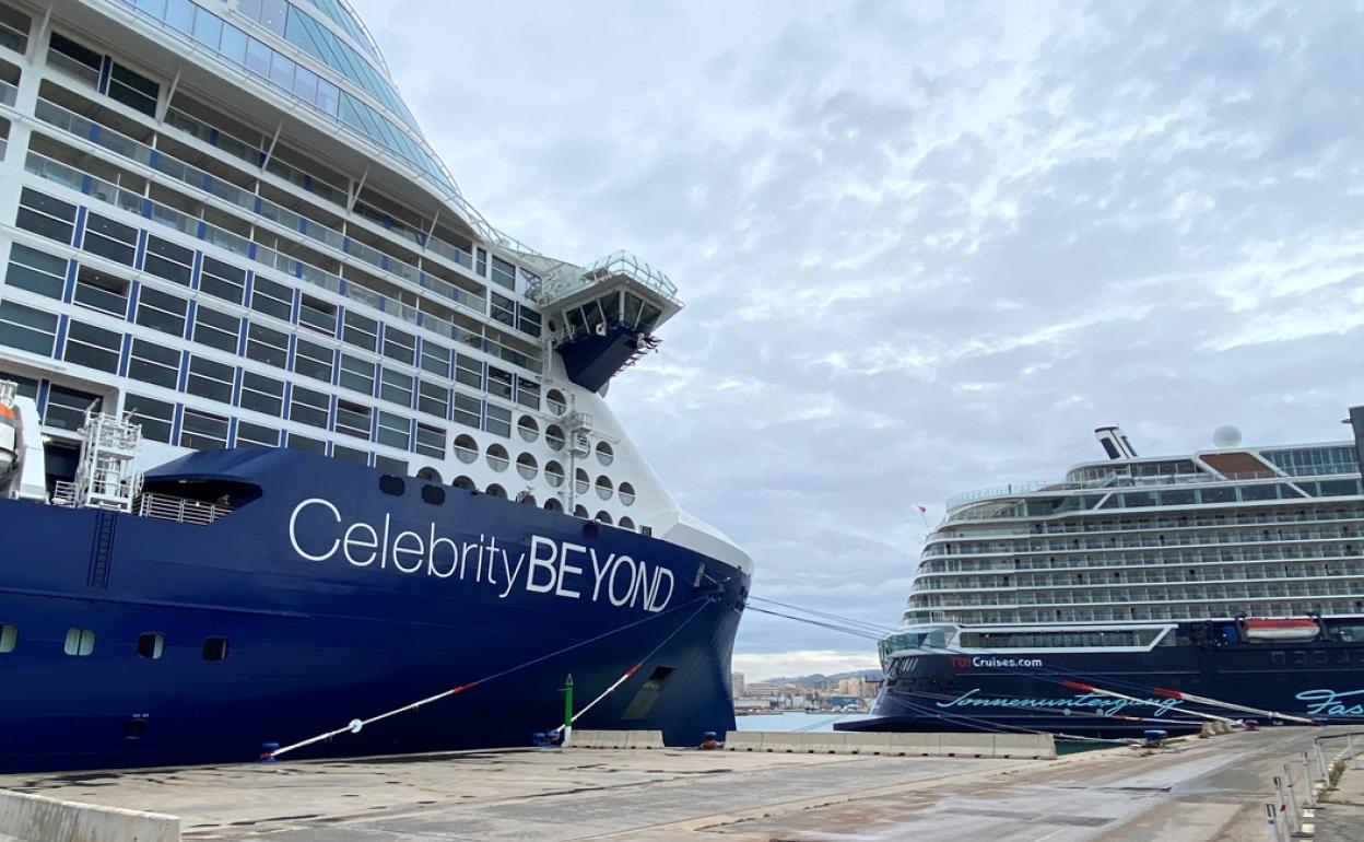 Siete cruceros llegan esta semana por primera vez al Puerto de Málaga