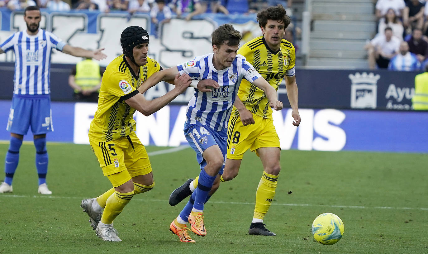 Hubo ambiente de excepción, con 21.834 espectadores en La Rosaleda 