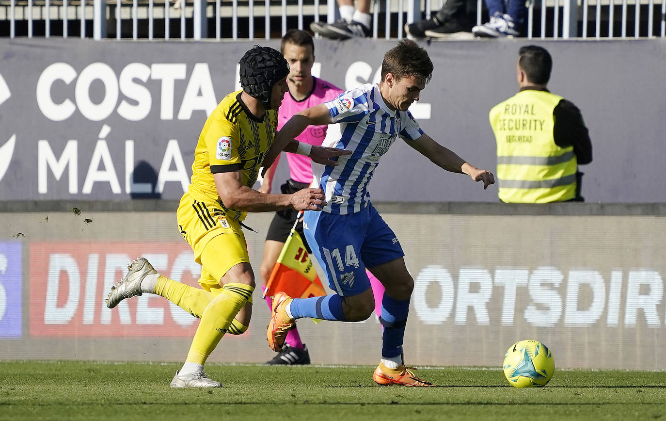 Hubo ambiente de excepción, con 21.834 espectadores en La Rosaleda 