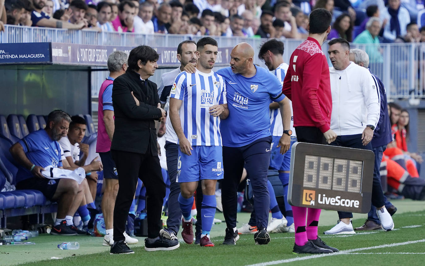 Hubo ambiente de excepción, con 21.834 espectadores en La Rosaleda 