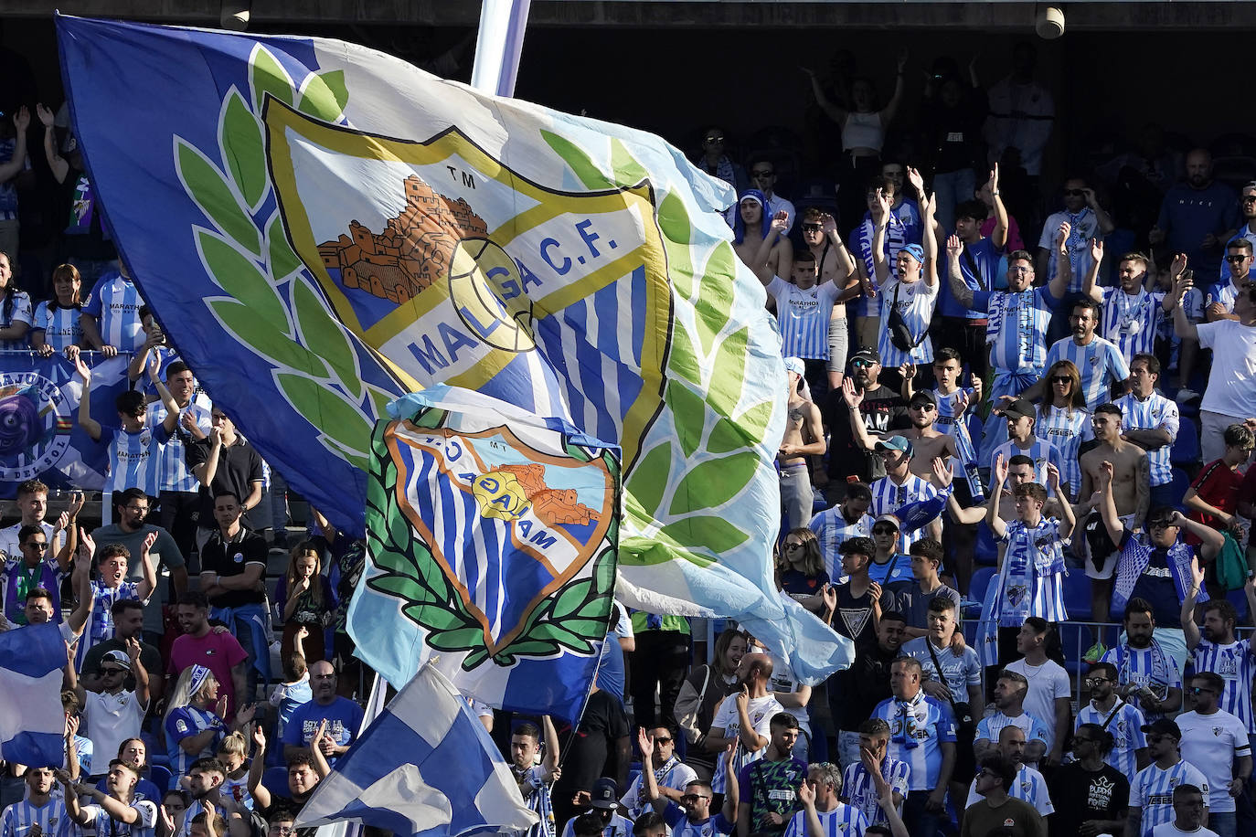 Hubo ambiente de excepción, con 21.834 espectadores en La Rosaleda 