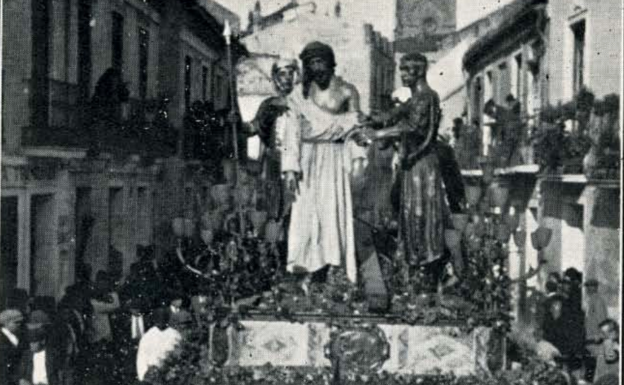 Primera procesión del Santo Suplicio, en 1926. 