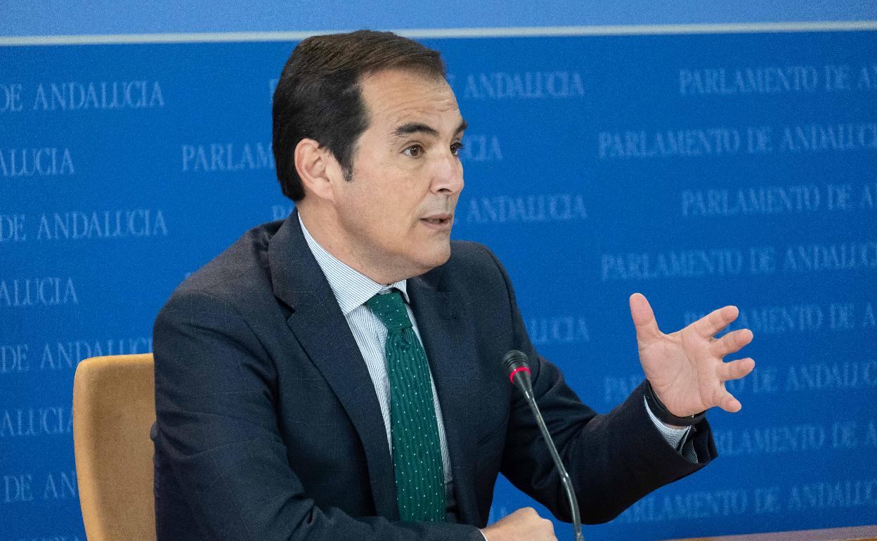 José Antonio Nieto, portavoz parlamentario del PP en Andalucía. 