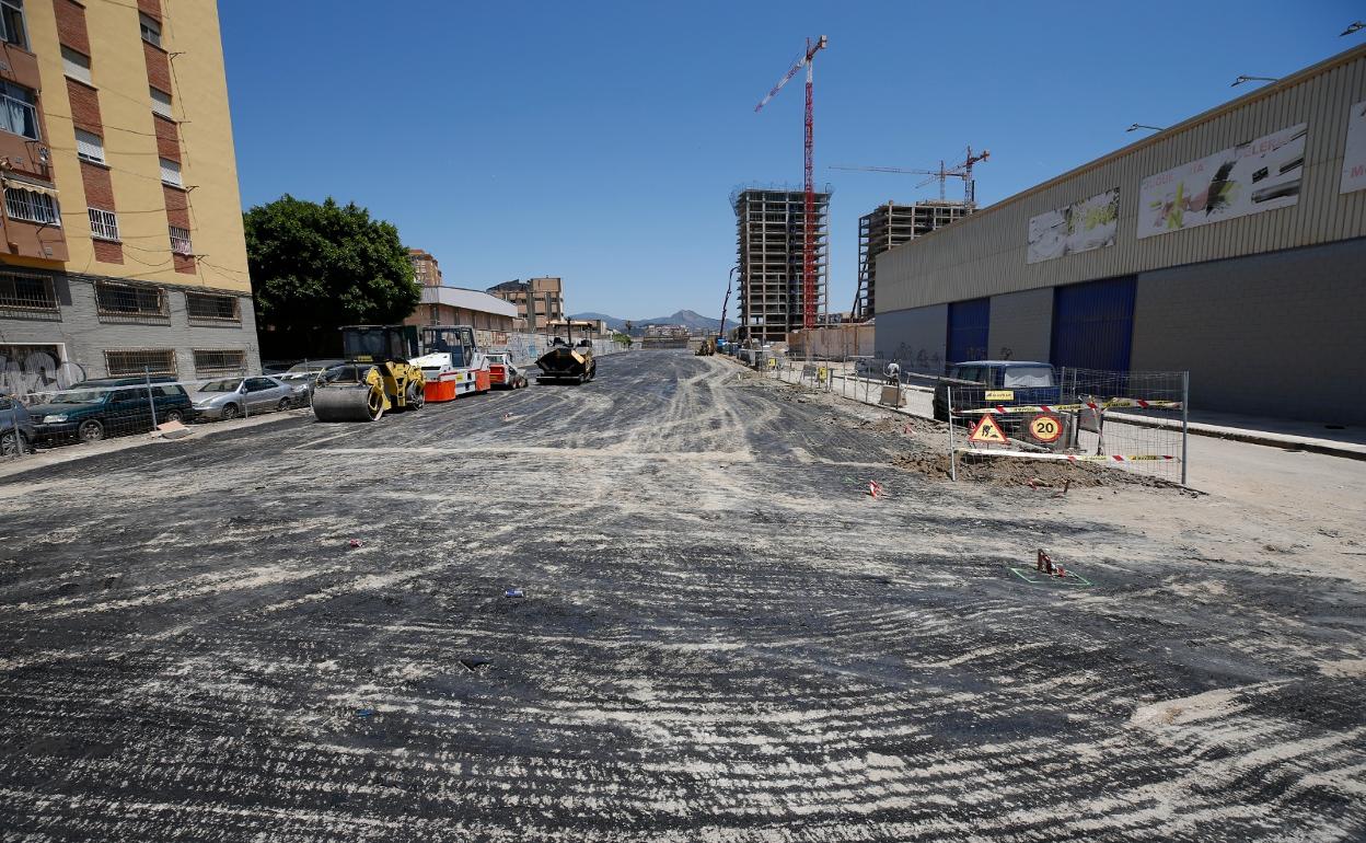 Los terrenos ya han sido asfaltados. 