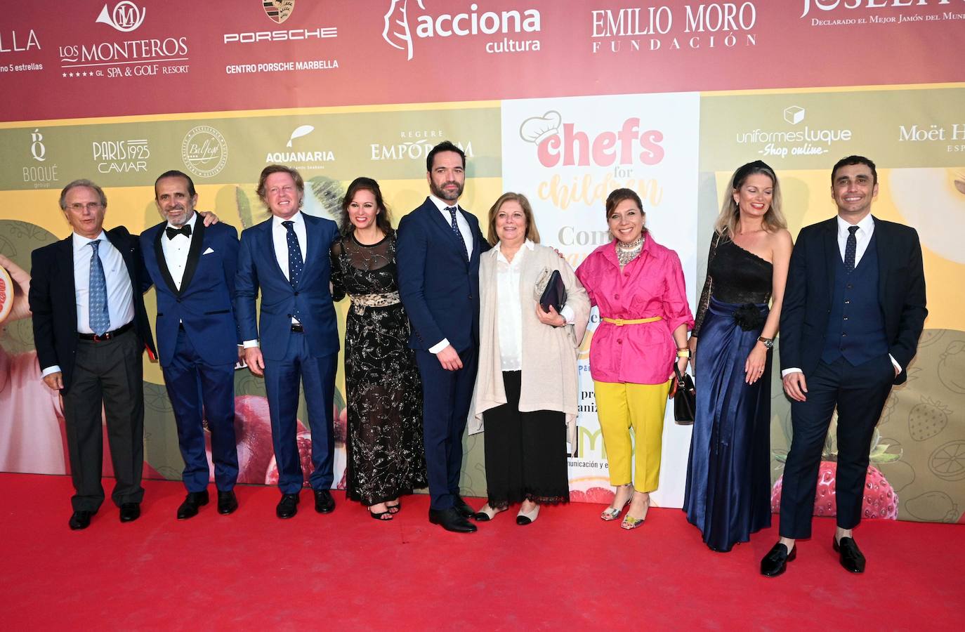Los chefs malagueños con estrella Michelin han sido los encargados de preparar un menú de ocho pases con los mejores productos 