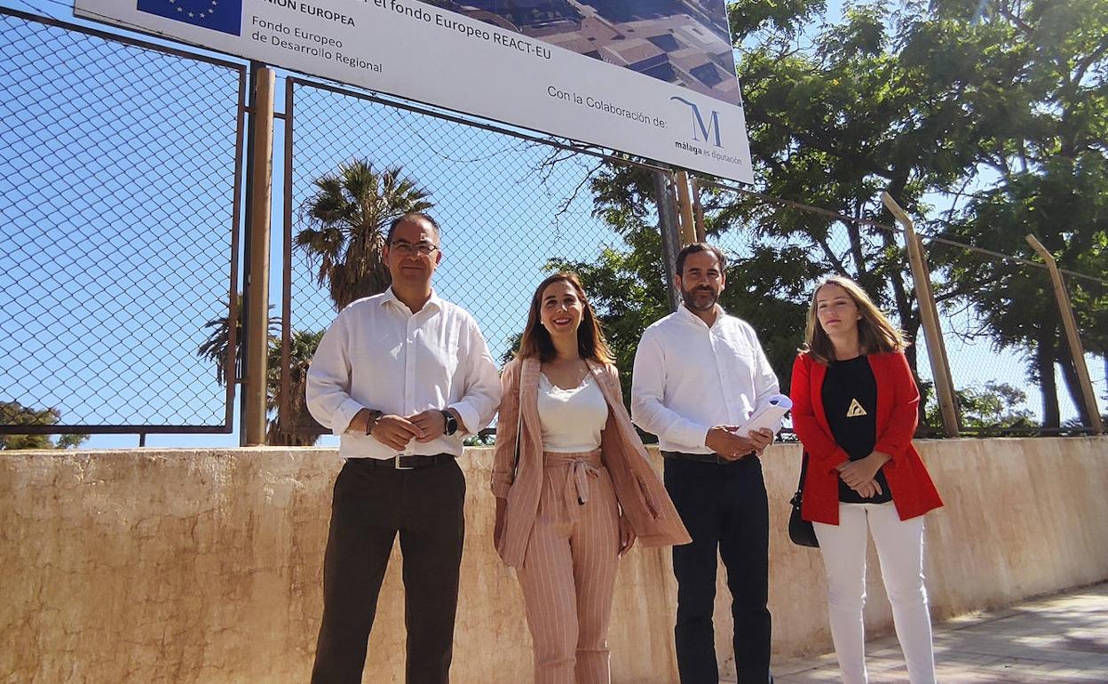 Javier Marín, Beatriz Rubiño, Daniel Pérez y. Alicia Murillo. 