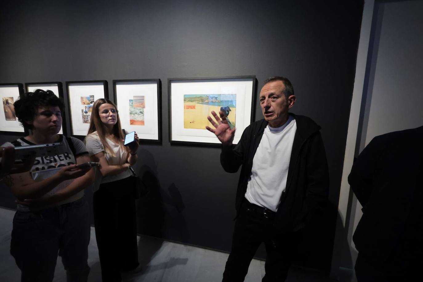 Exposición de Rogelio López Cuenca en el Rectorado de la UMA. 