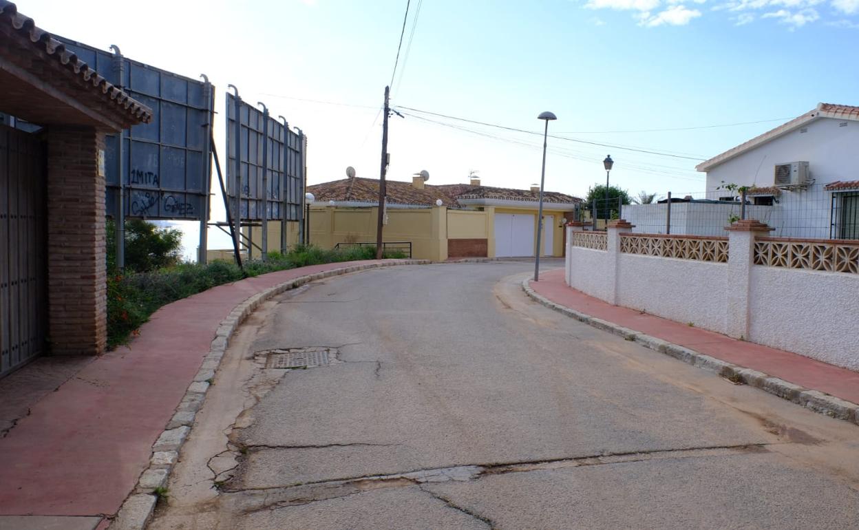 Imagen de una de las zonas en las que se actuará. 