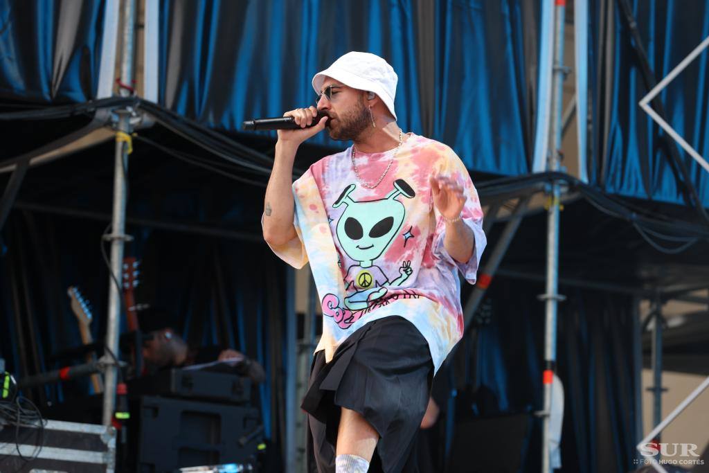 Ginebras y Nil Moliner, durante su actuación del sábado