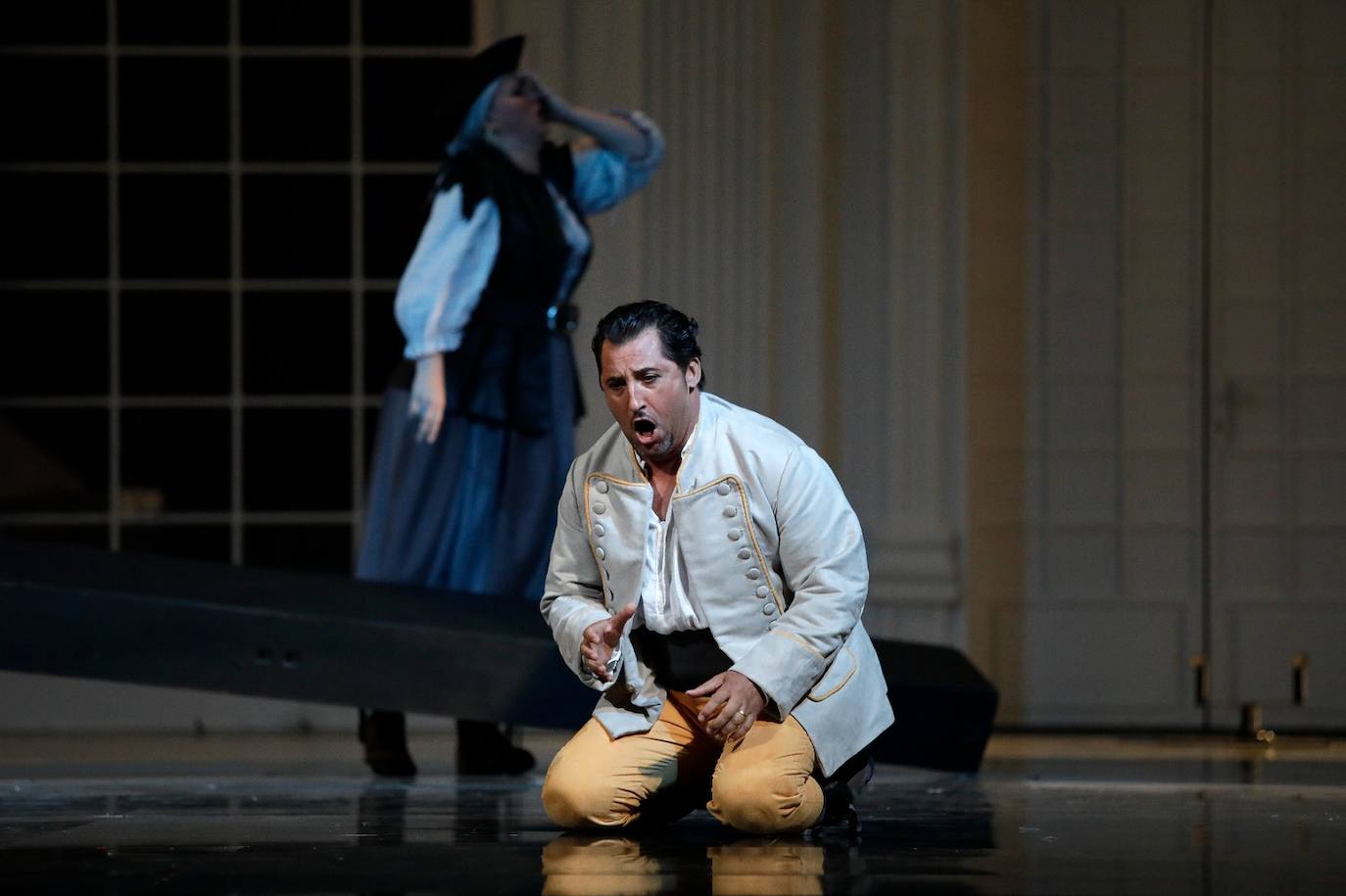 Ensayos de Il Trovatore en el Cervantes. 