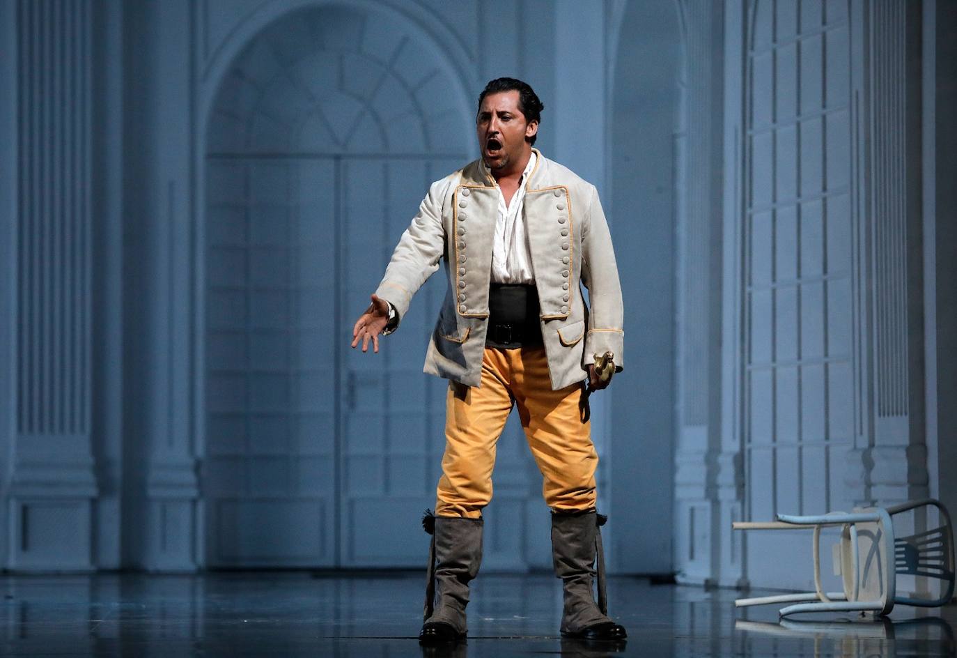 Ensayos de Il Trovatore en el Cervantes. 