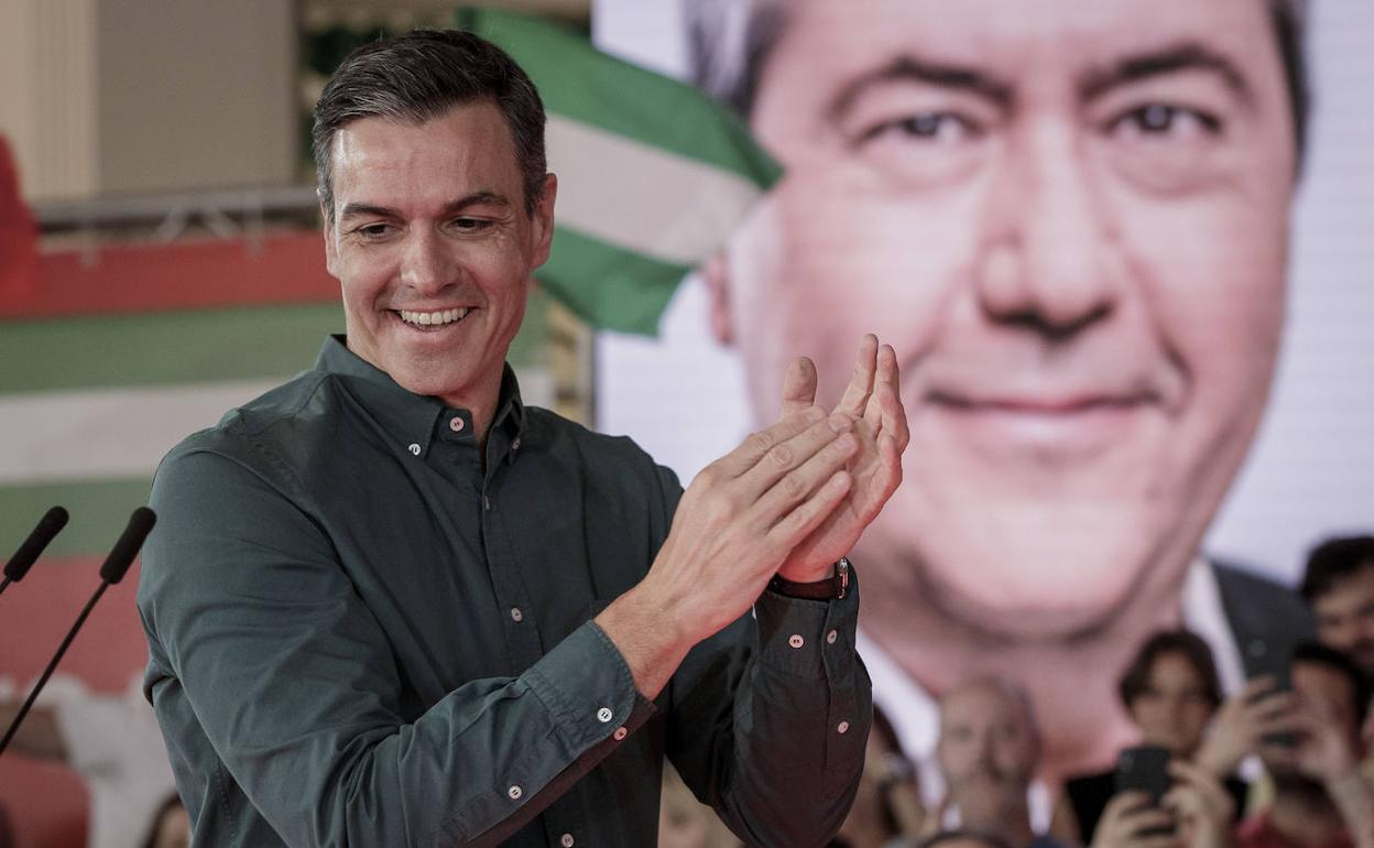 Pedro sánchez, en el mitin celebrado este sábado.