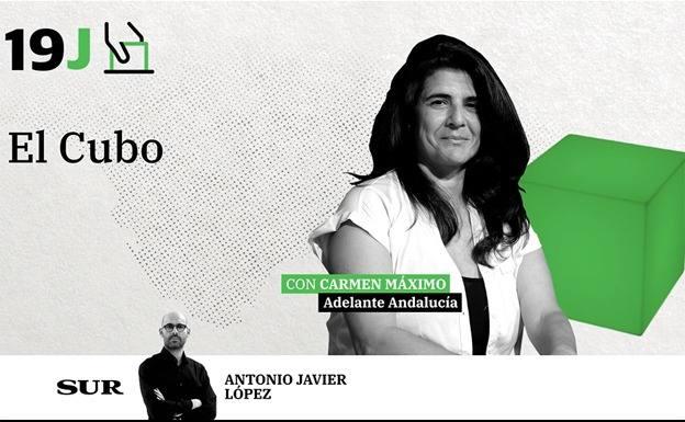 Carmen Máximo lidera la candidatura de Adelante Andalucía en Málaga.