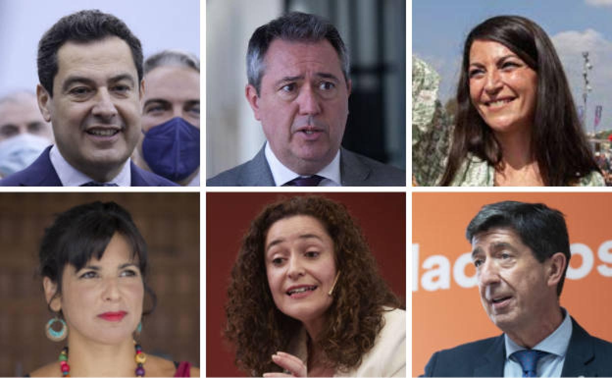 Elecciones Andalucía 2022: Juanma Moreno y Juan Espadas se disputan a los indecisos en un tibio inicio de campaña