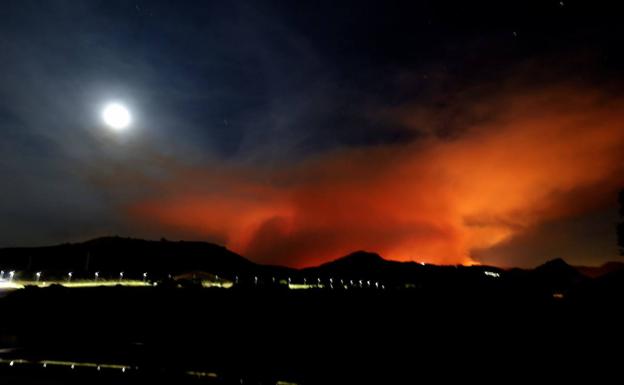 Sierra Bermeja arde de nuevo, un año después del gran incendio de la Costa