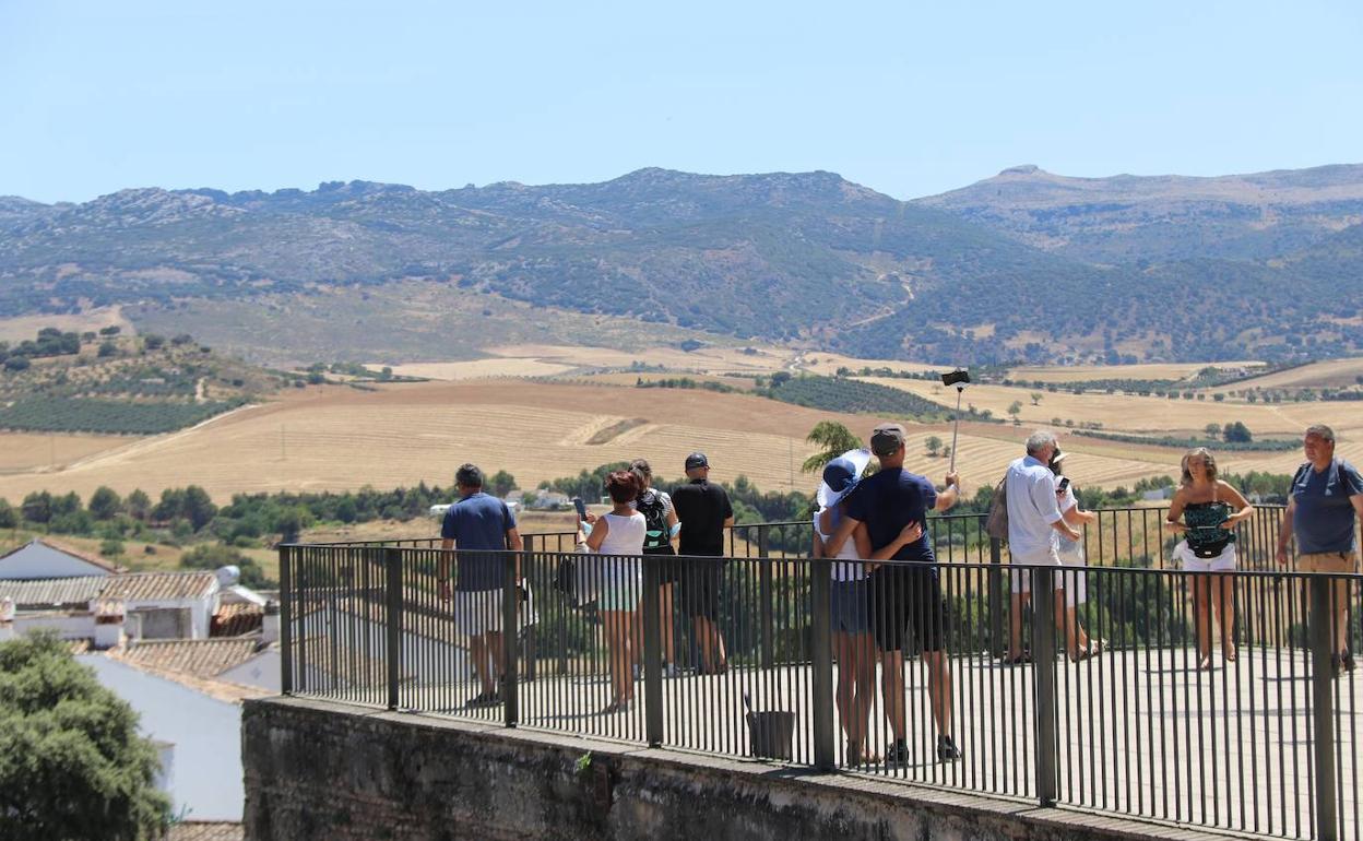 Turistas en Ronda. 