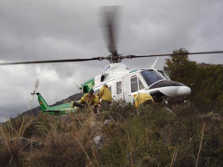 Las llamas vuelven a la zona de Pujerra y Sierra Bermeja. 