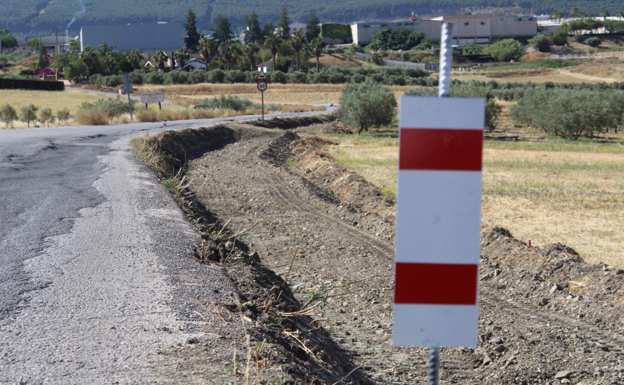 Comienza la mejora de la carretera que une Villafranco del Guadalhorce con Alhaurín el Grande
