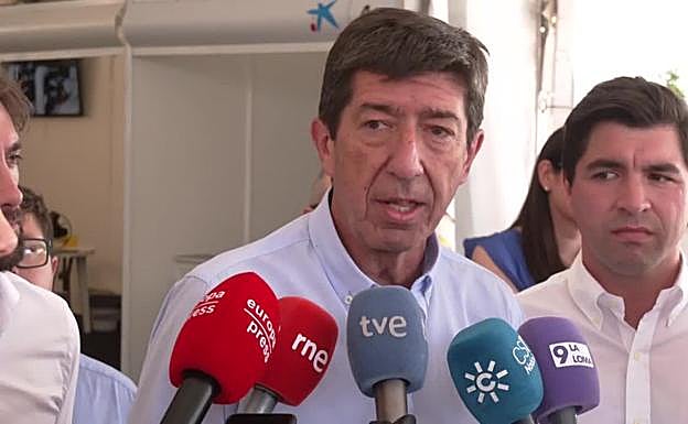 Elecciones Andalucía 2022 : Juan Marín afirma que los sondeos les hacen «entrar en el gobierno» con el PP