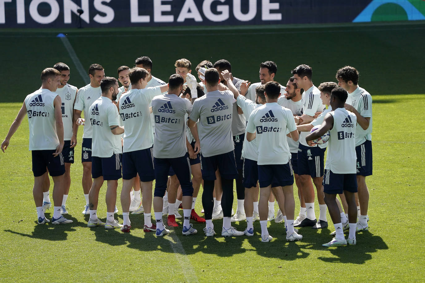 Fotos: El entrenamiento de la selección española en La Rosaleda en imágenes