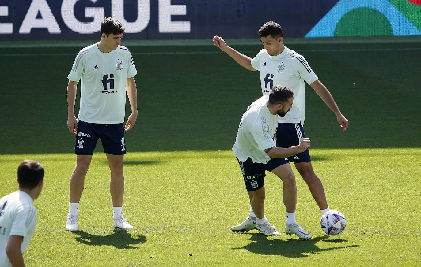 Fotos: El entrenamiento de la selección española en La Rosaleda en imágenes