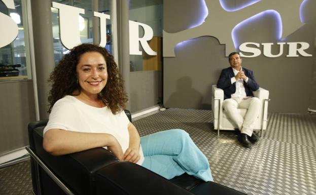 Inmaculada Nieto, en el plató de SUR 