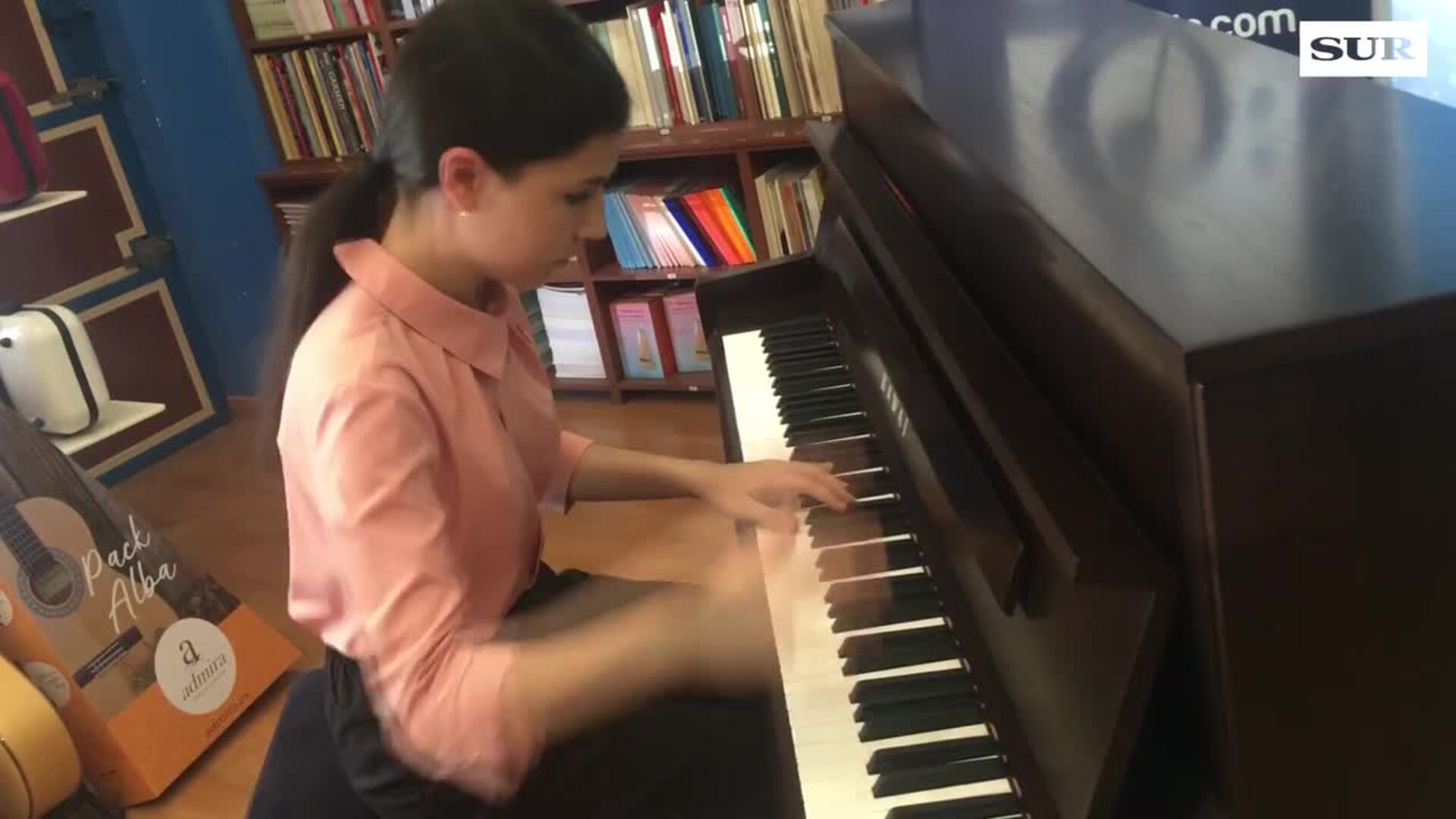 Alexandra Dovgan, la niña prodigio del piano: así es su nueva en Málaga