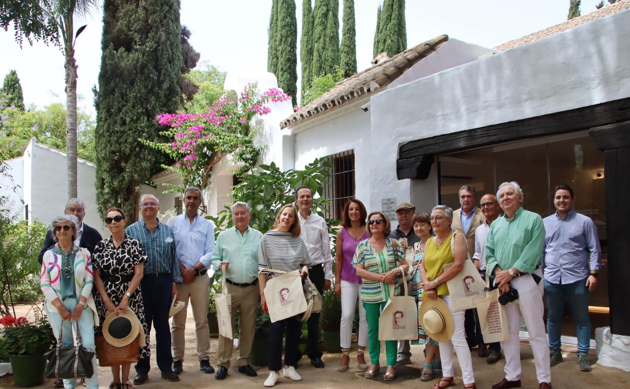 Visita de los patronos a la casa museo.