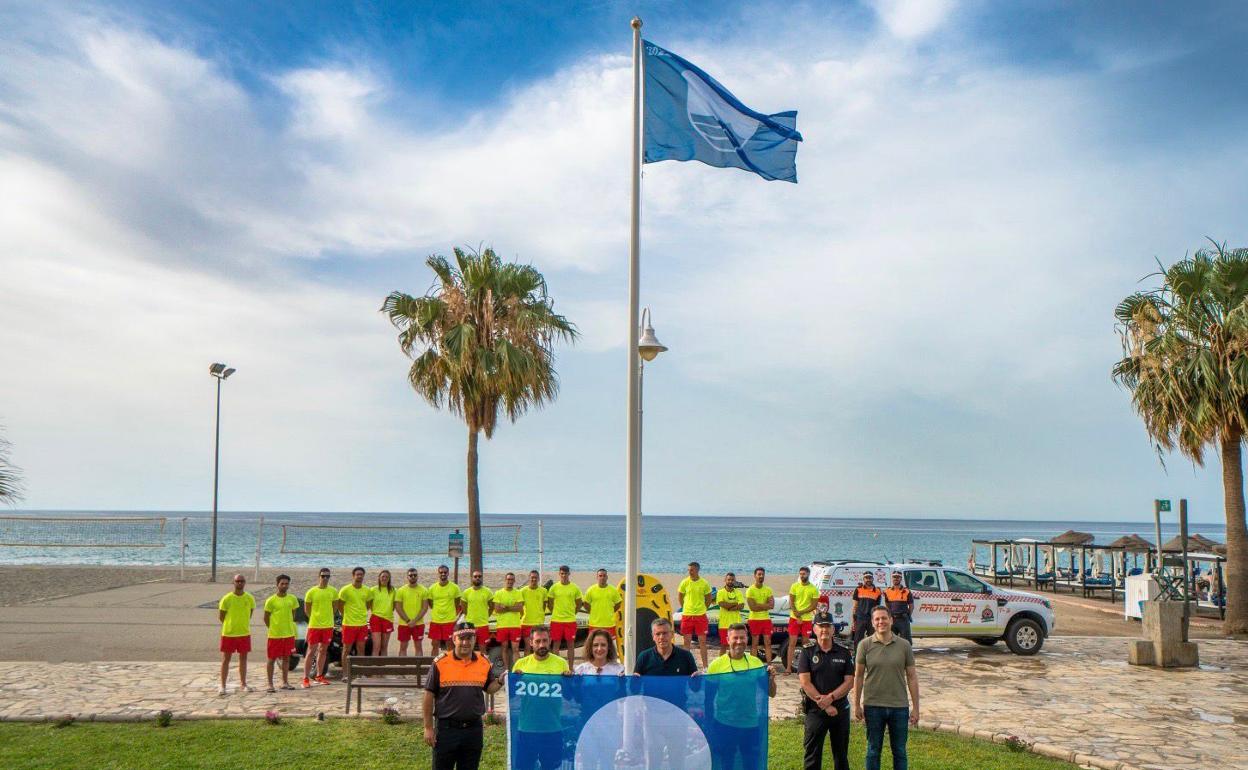 Presentación del dispositivo de playas en Nerja. 