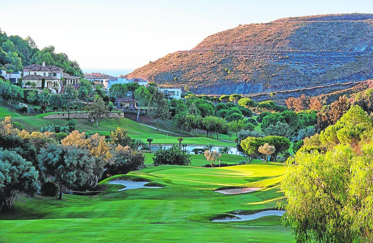 Vista del recorrido técnico del Marbella Club Golf Resort. 