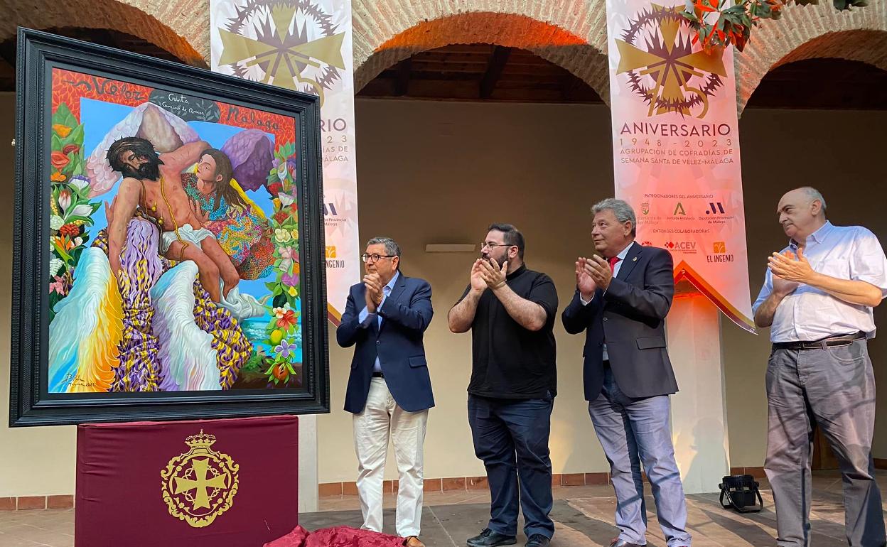 Acto de presentación del cartel anunciador de la procesión Magna de Vélez-Málaga. 