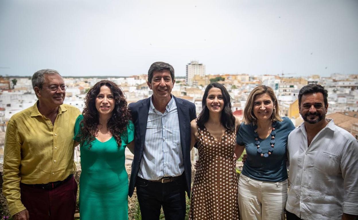 Velasco, Ruiz, Marín, Arrimadas, Blanco y Cardenete