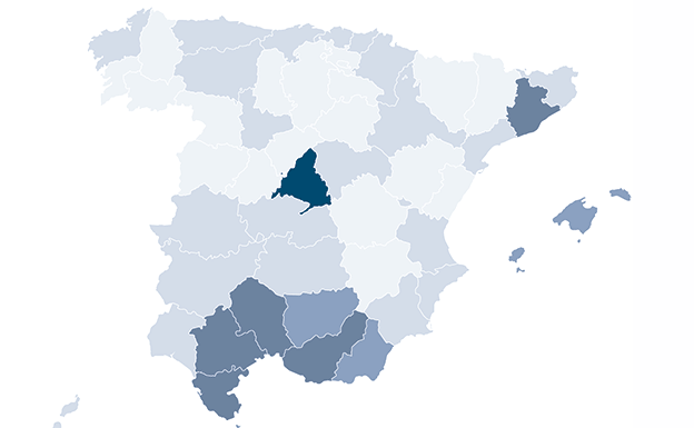 Los madrileños se mudan a Málaga