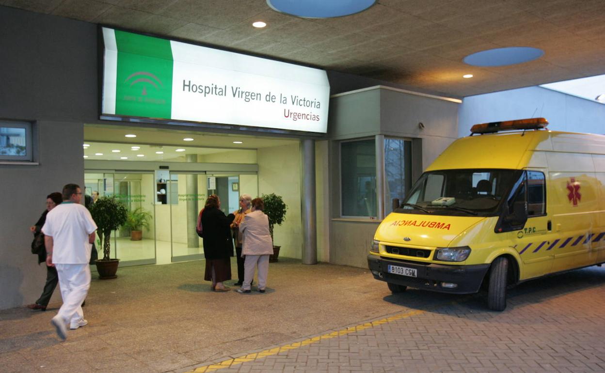 Exterior de las urgencias del Hospital Clínico. 