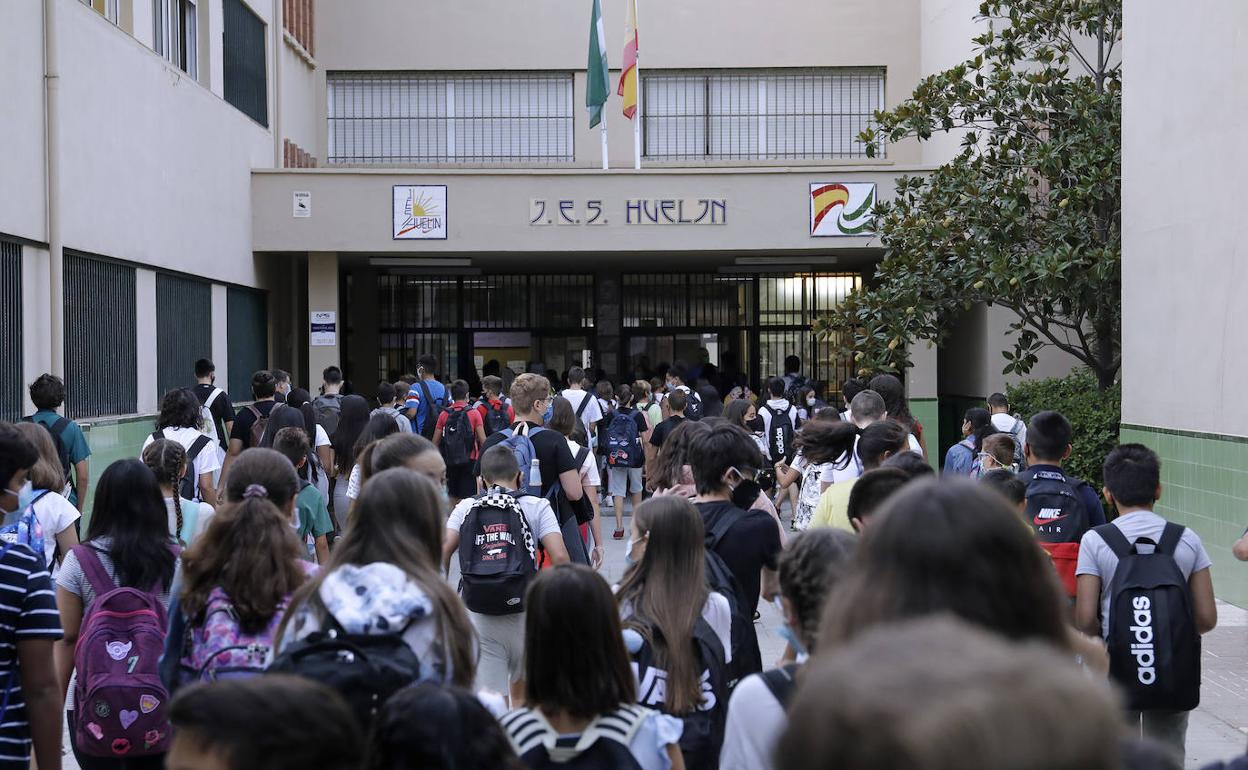 El IES Huelin, uno de los autorizados a impartir la nueva modalidad de Bachillerato General. 