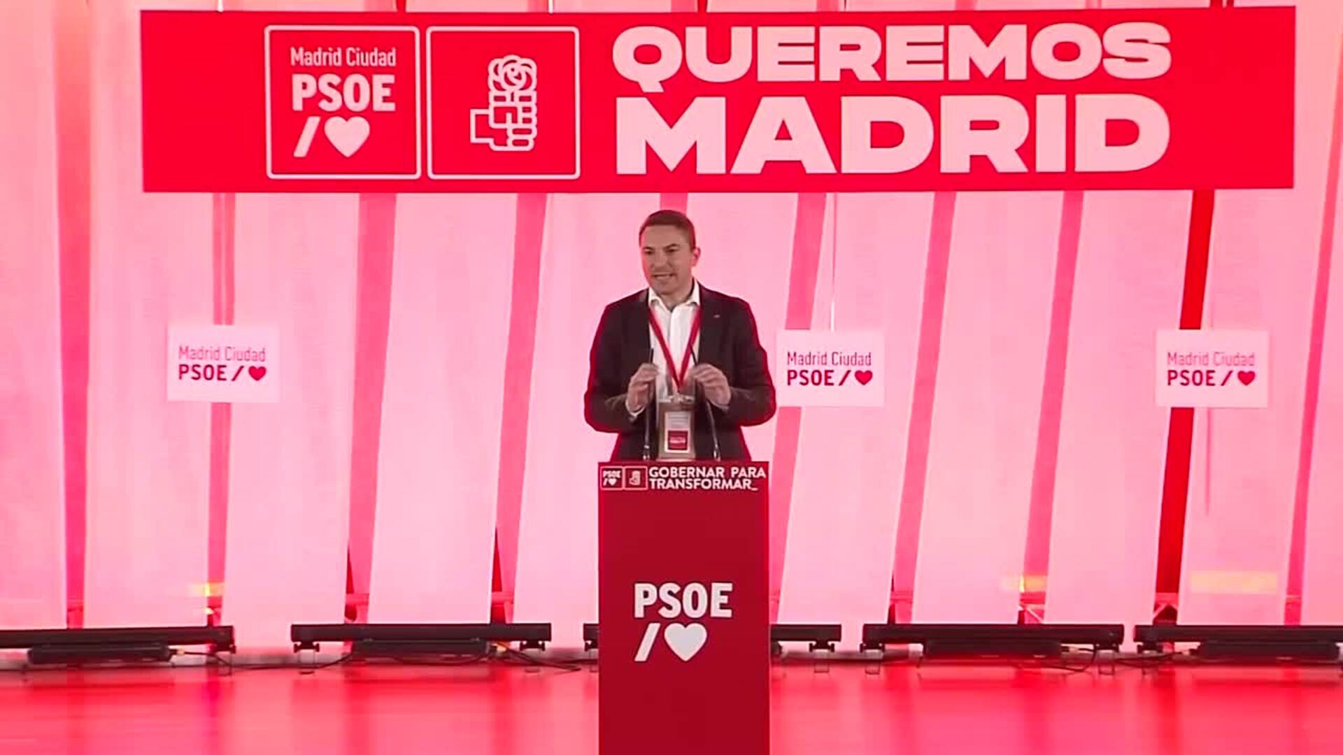 Lobato defiende que el PSOE de Madrid "no está ni para nostalgias ni para derrotismos"