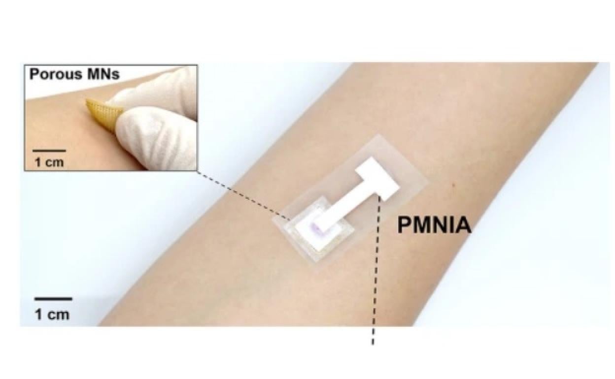 Desarrollan un parche que se coloca en el antebrazo y detecta el Covid en tres minutos