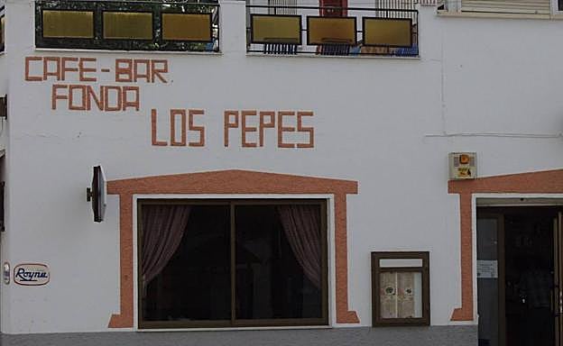 El ya desaparecido Bar Los Pepes, en Benamargosa.