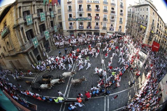 Imagen panorámica del cuarto encierro. 