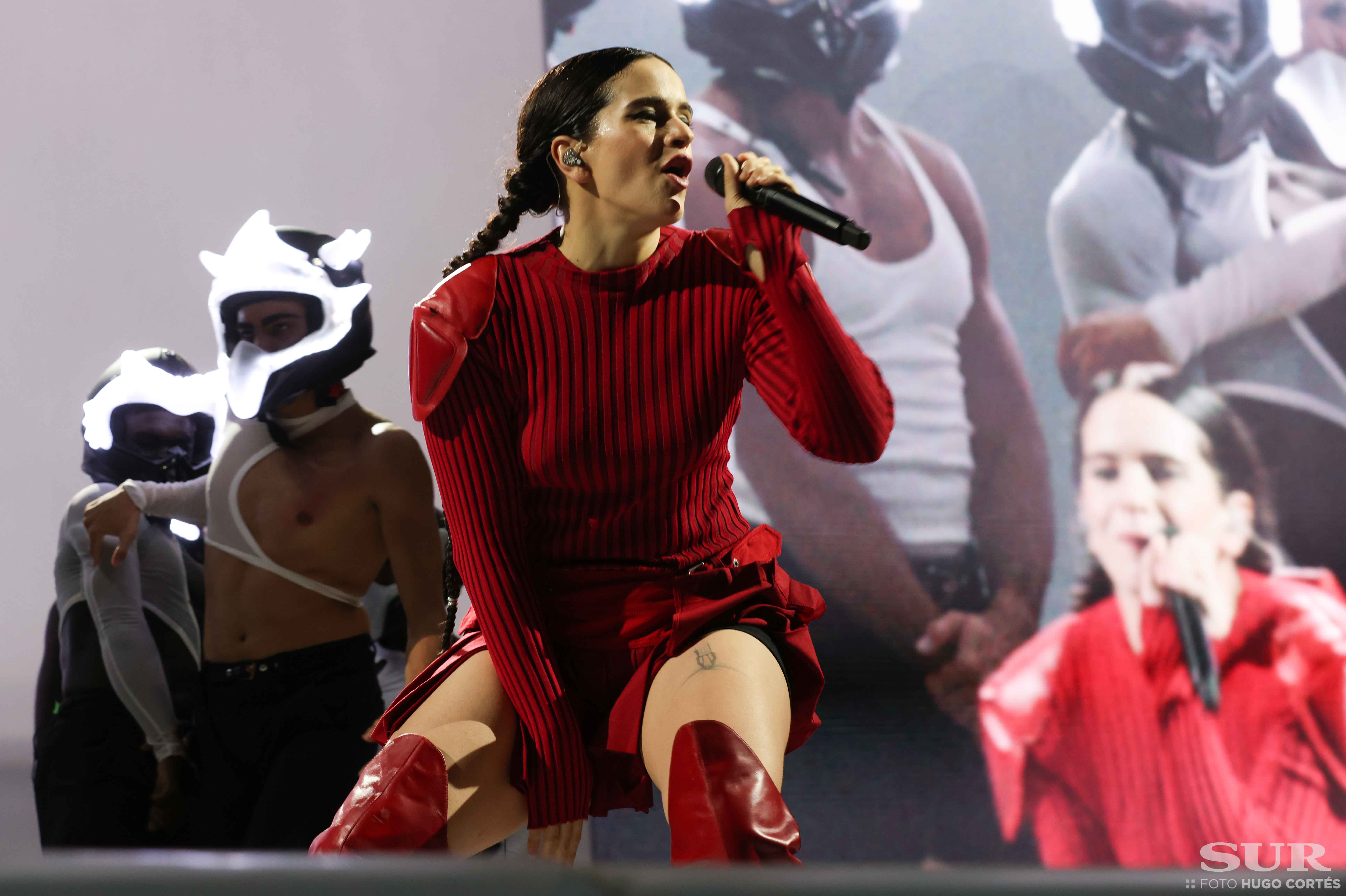 Rosalía ha actuado en Fuengirola. 