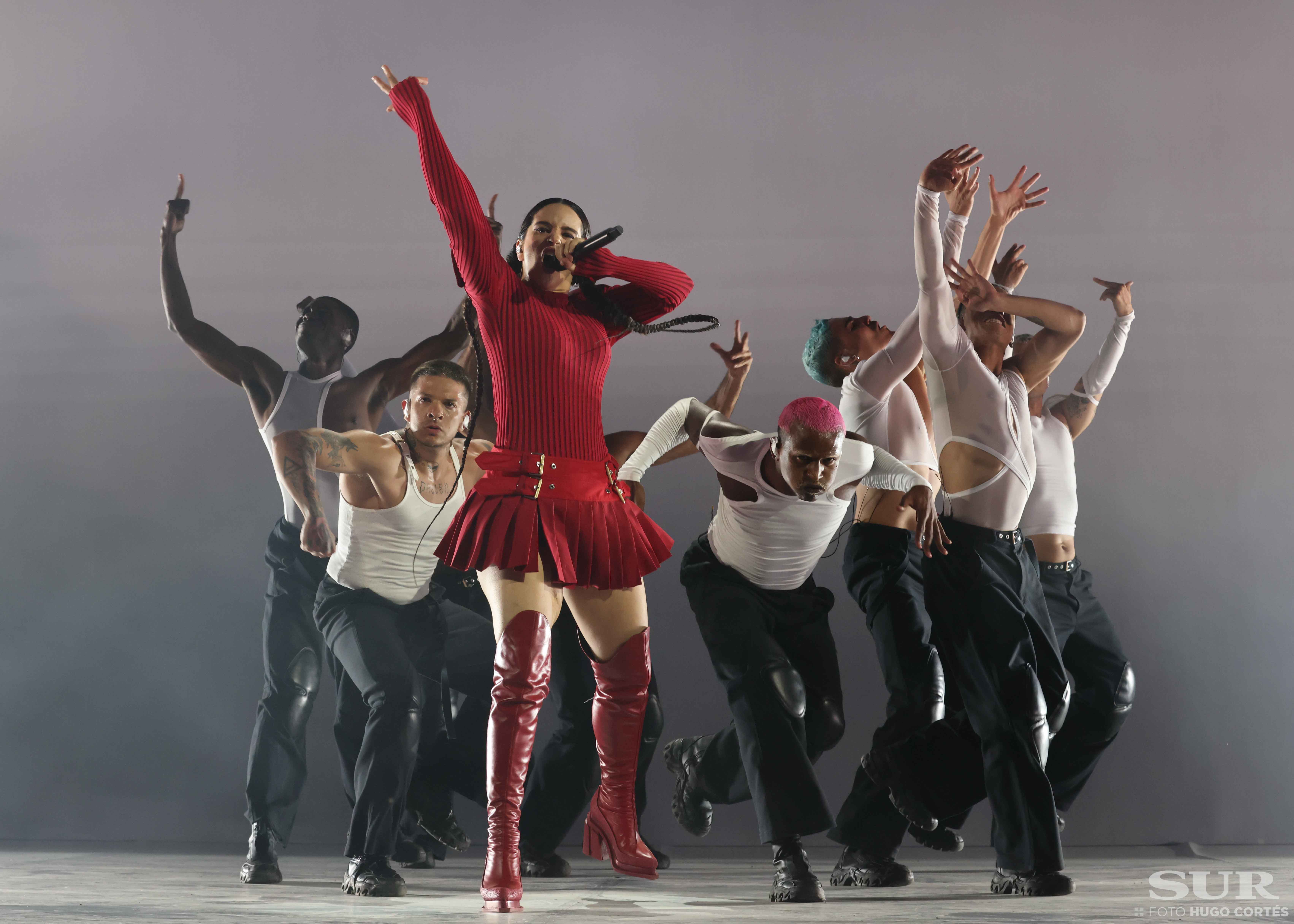 Rosalía ha actuado en Fuengirola. 