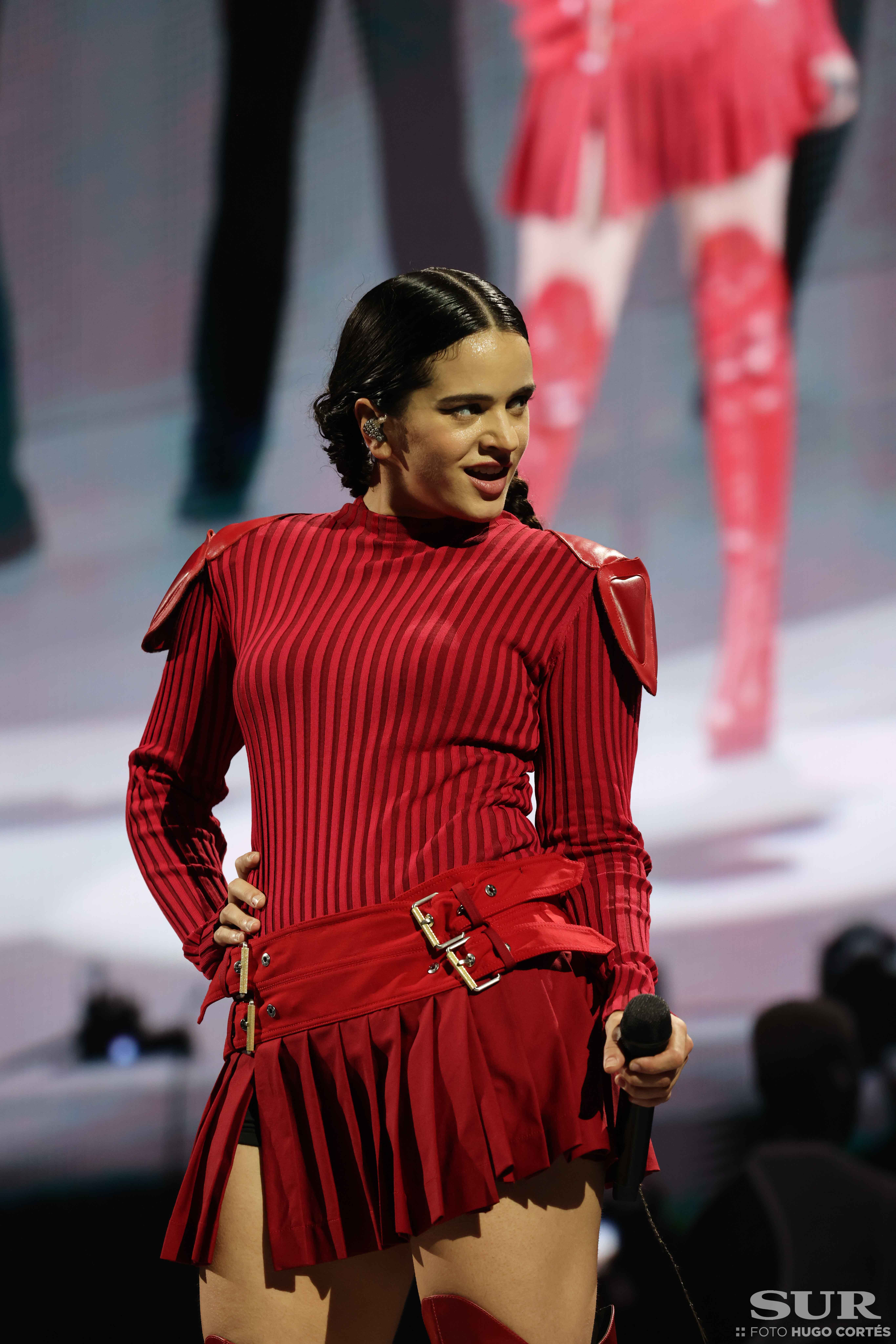 Rosalía ha actuado en Fuengirola. 