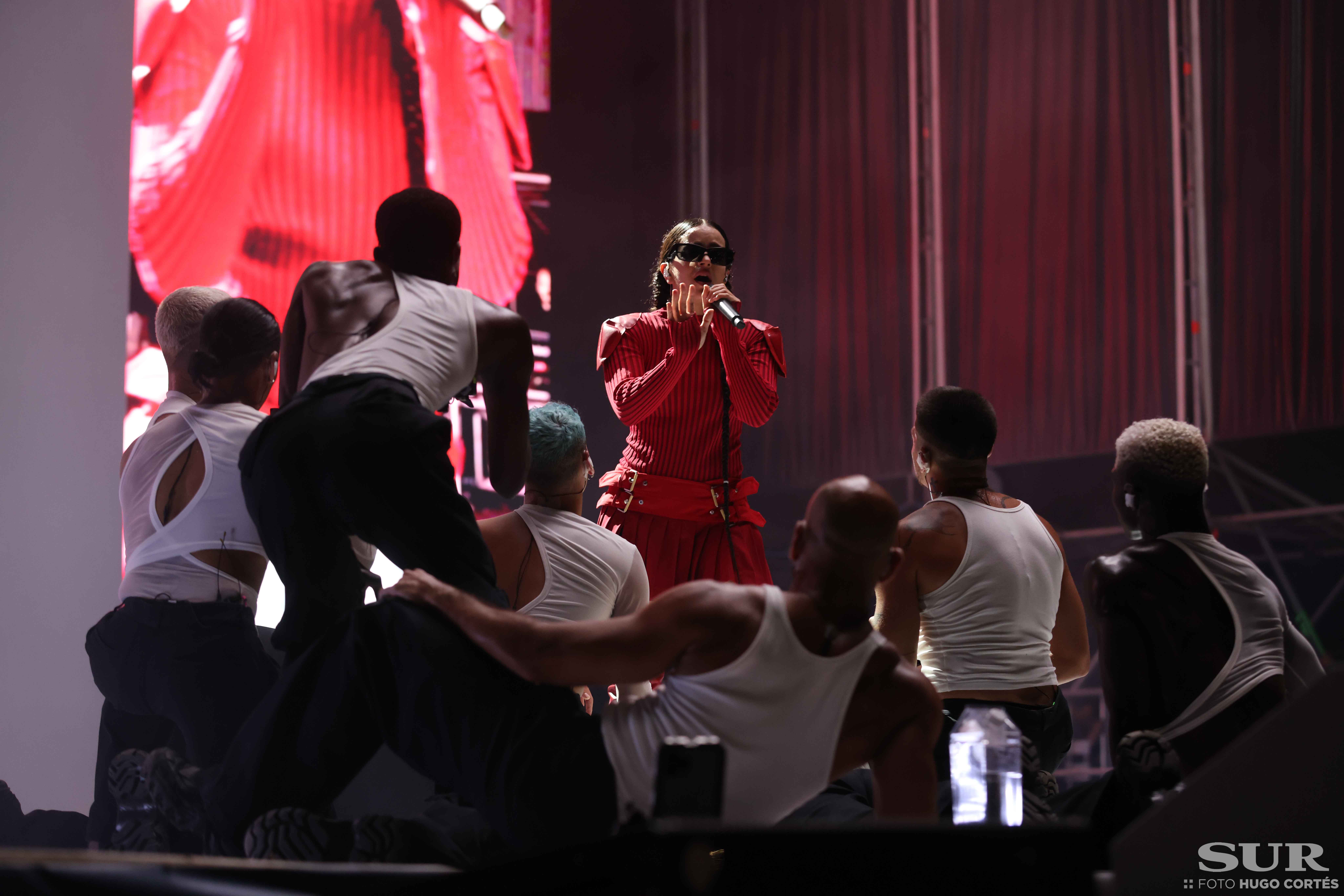 Rosalía ha actuado en Fuengirola. 