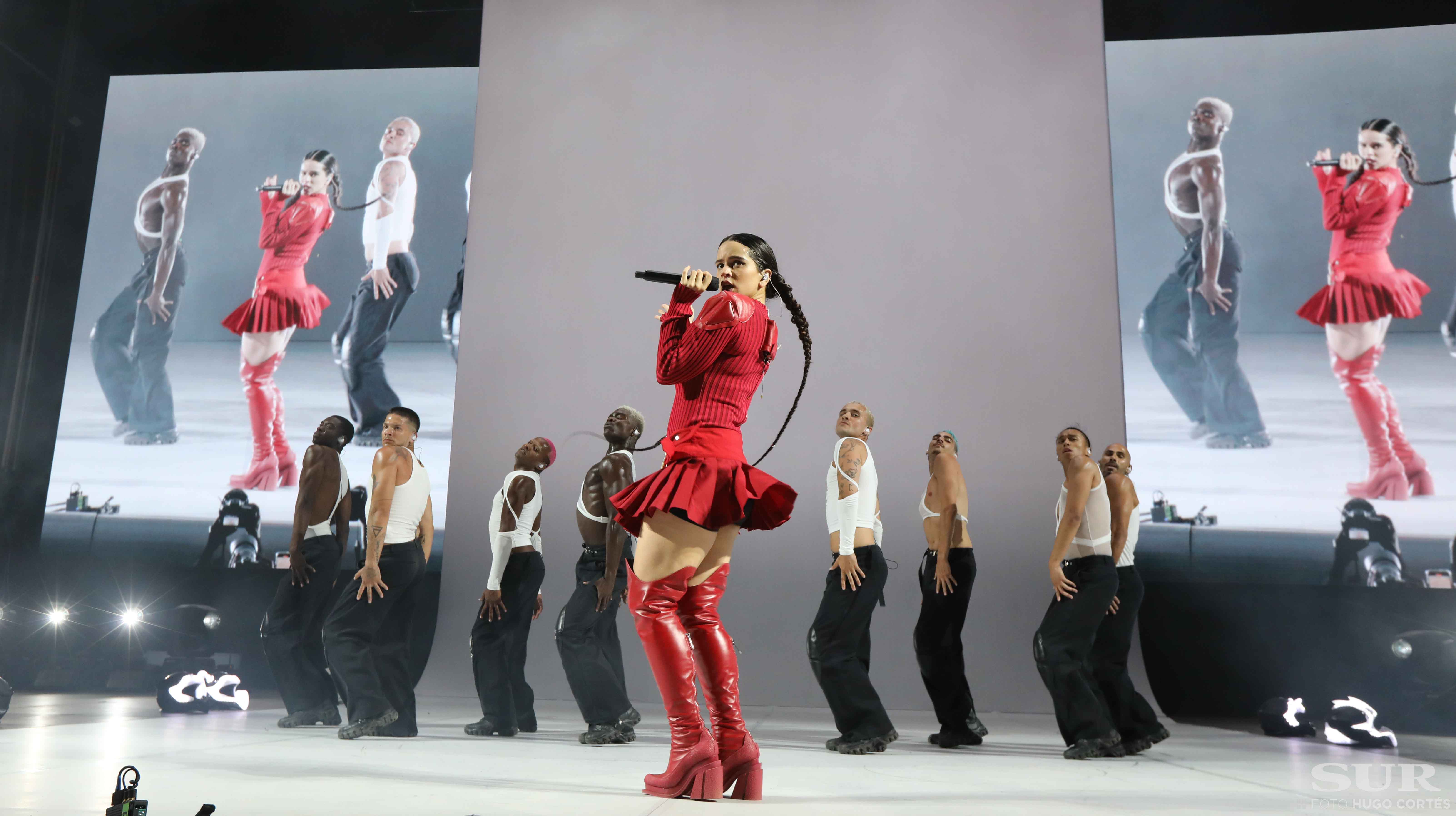 Rosalía ha actuado en Fuengirola. 