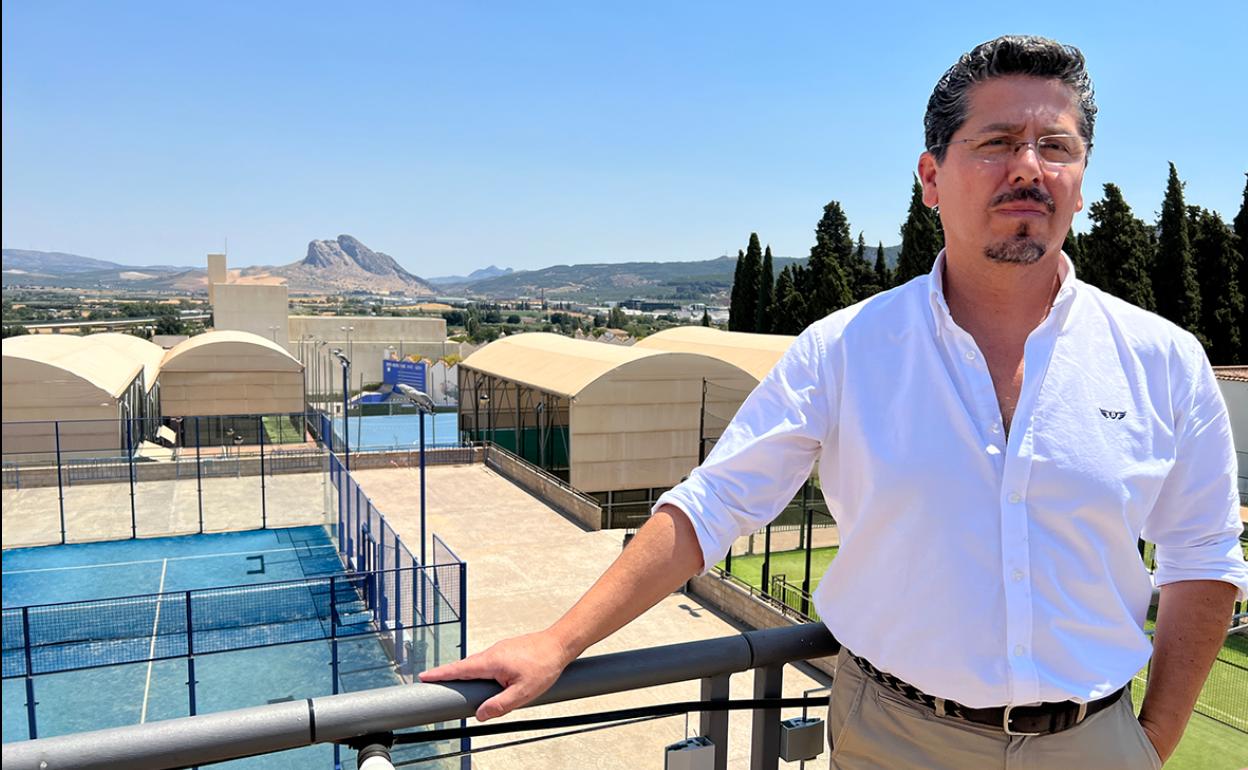Jorge García, presidente de la empresa que gestiona el centro deportivo de Antequera. 