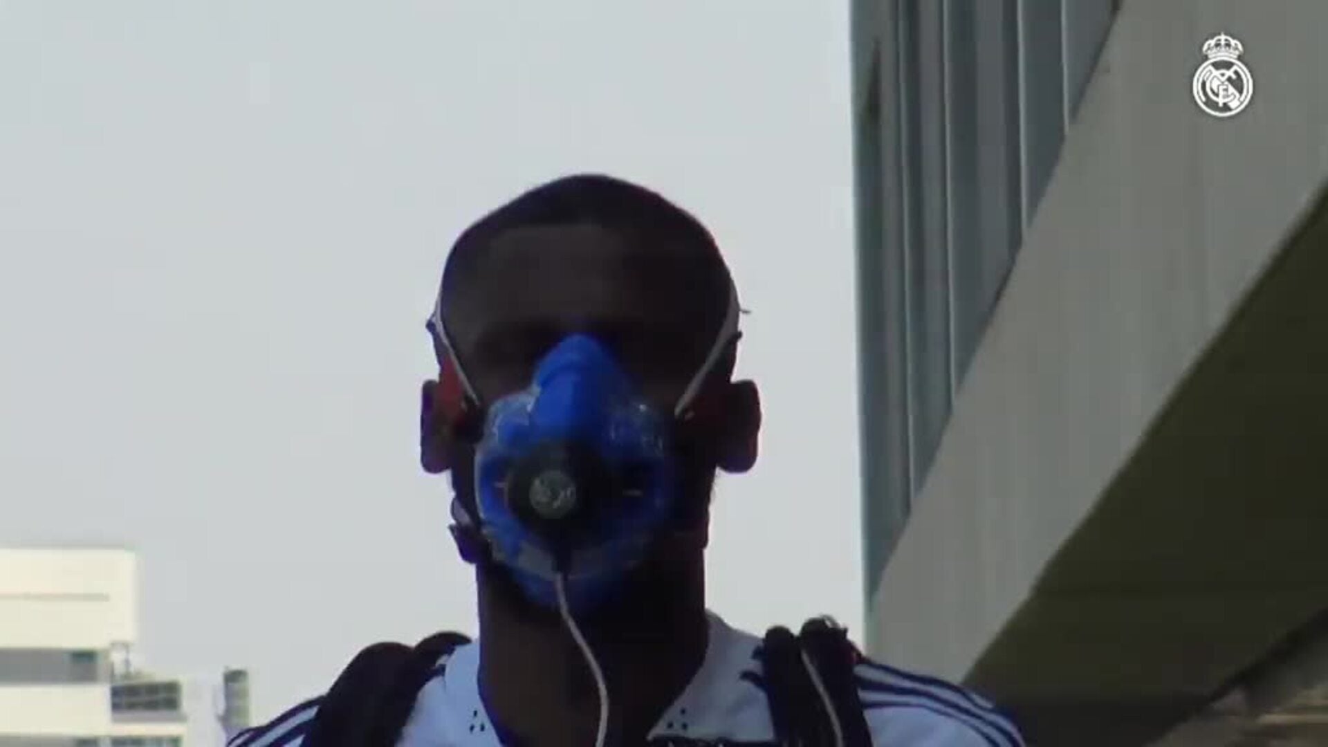 Máscaras de hipoxia en el entrenamiento del Real Madrid