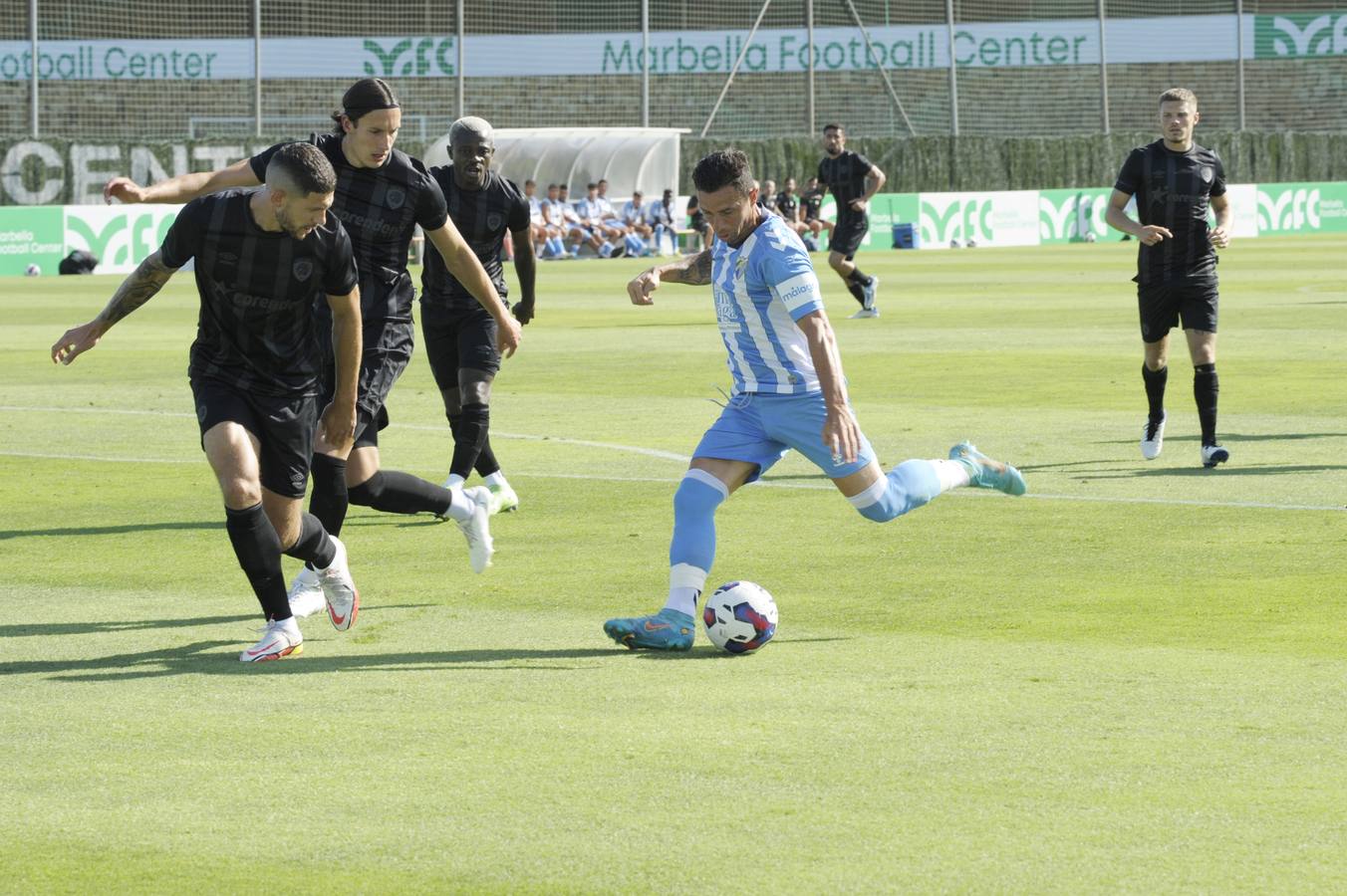 El Málaga ha jugado contra el Hull City. 