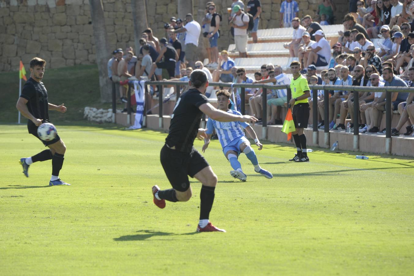 El Málaga ha jugado contra el Hull City. 