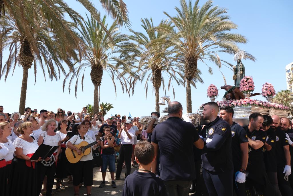 Virgen del Carmen este domingo en La Malagueta. 